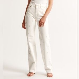 The 90's Jean🌻🫎Abercrombie & Fitch Embroidered Relaxed Denim